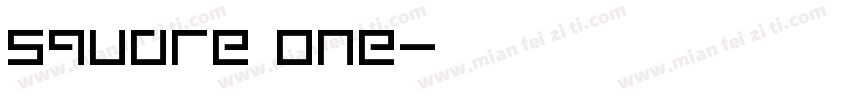 square one字体转换
